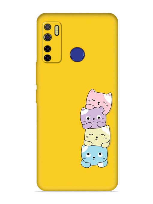 Cartoon Anime Embossed Soft Silicone Case for Tecno Camon 15 Zapvi