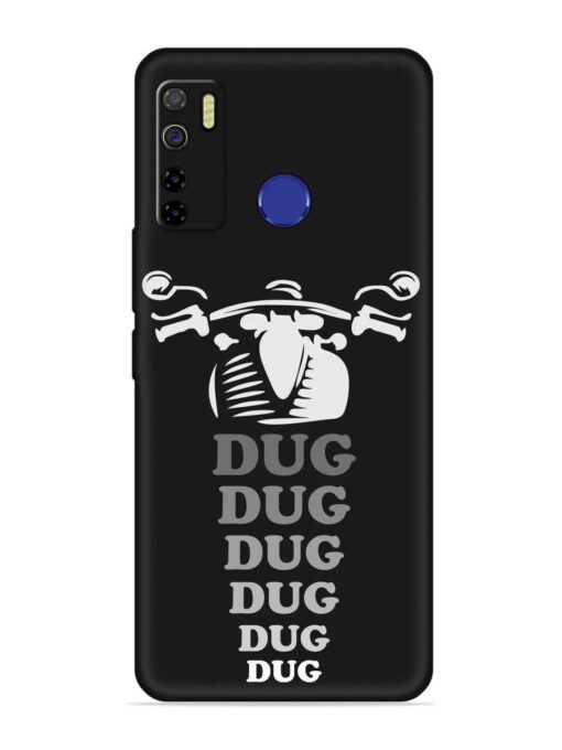 Dug Dug Dug Embossed Soft Silicone Case for Tecno Camon 15 Zapvi