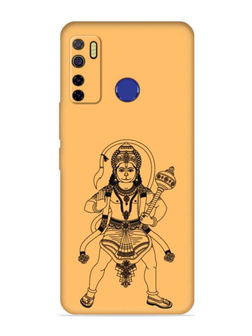 Indian God Hanuman Embossed Soft Silicone Case for Tecno Camon 15 Zapvi