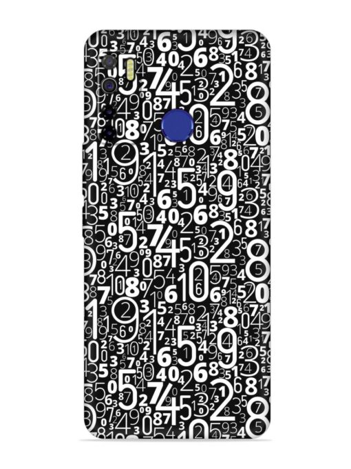 Many Numbers Different Embossed Soft Silicone Case for Tecno Camon 15 Zapvi