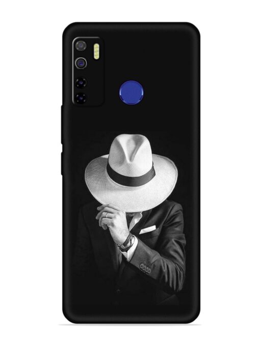 Men Under Hat Embossed Soft Silicone Case for Tecno Camon 15 Zapvi