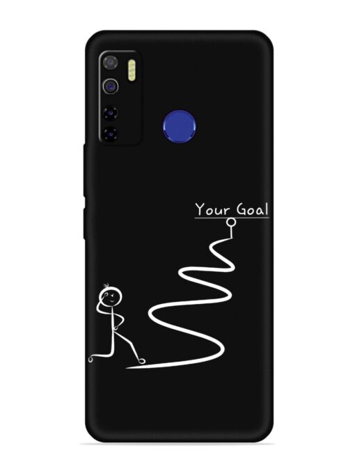 Your Goal Embossed Soft Silicone Case for Tecno Camon 15 Zapvi