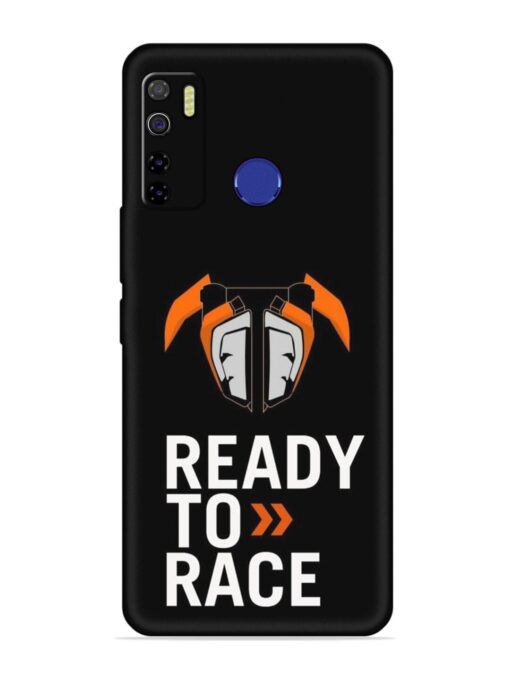 Ready To Race Embossed Soft Silicone Case for Tecno Camon 15 Zapvi