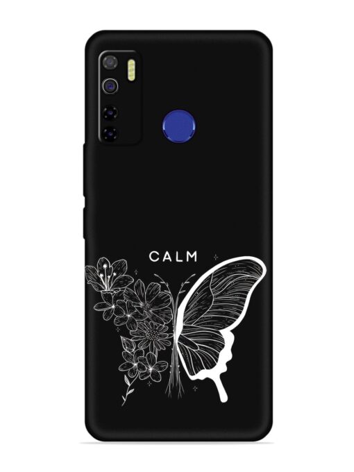 Calm Embossed Soft Silicone Case for Tecno Camon 15 Zapvi