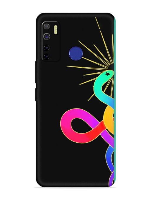 Art Geometric Abstraction Embossed Soft Silicone Case for Tecno Camon 15 Zapvi