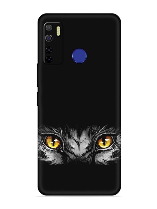 Scary Eye Embossed Soft Silicone Case for Tecno Camon 15