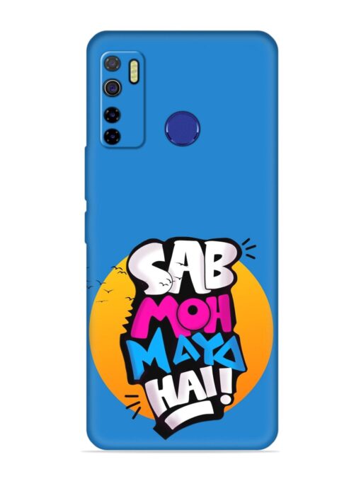 Sab Moh Moya Embossed Soft Silicone Case for Tecno Camon 15 Zapvi