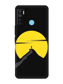 Black Ultra Vector Embossed Soft Silicone Case for Tecno Camon 15 Air