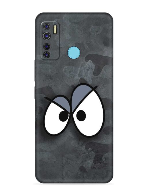 Big Eyes Night Mode Embossed Soft Silicone Case for Tecno Camon 15 Air Zapvi