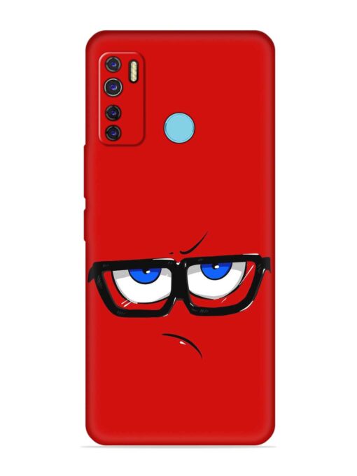 Rad Angry Face Embossed Soft Silicone Case for Tecno Camon 15 Air Zapvi