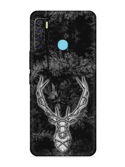 Ancient Deer Embossed Soft Silicone Case for Tecno Camon 15 Air Zapvi