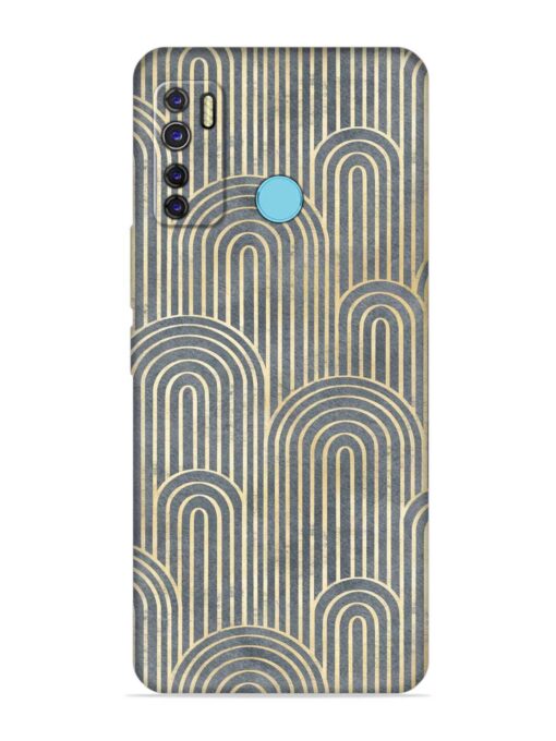 Art Deco Style Embossed Soft Silicone Case for Tecno Camon 15 Air Zapvi