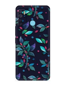Decorative Watercolor Flower Embossed Soft Silicone Case for Tecno Camon 15 Air