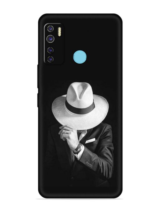 Men Under Hat Embossed Soft Silicone Case for Tecno Camon 15 Air Zapvi