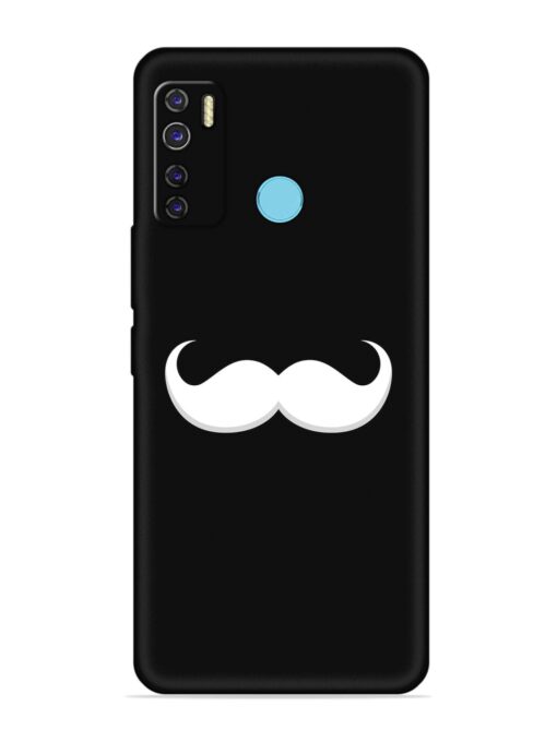 Mustache Vector Embossed Soft Silicone Case for Tecno Camon 15 Air