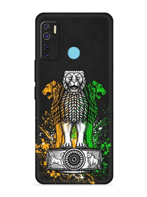 Pillars Of Ashoka Embossed Soft Silicone Case for Tecno Camon 15 Air