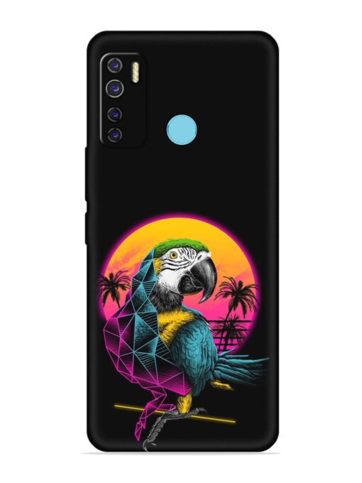 Rad Parrot Embossed Soft Silicone Case for Tecno Camon 15 Air Zapvi