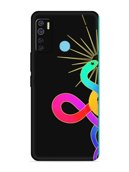 Art Geometric Abstraction Embossed Soft Silicone Case for Tecno Camon 15 Air Zapvi