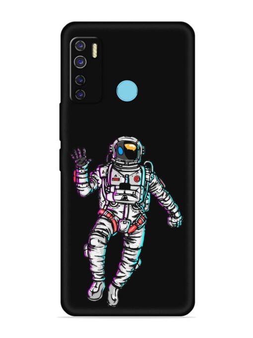 Spaceman Embossed Soft Silicone Case for Tecno Camon 15 Air