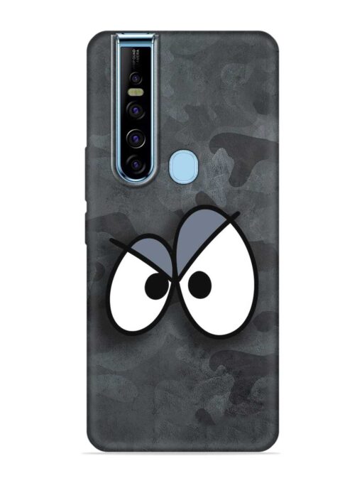 Big Eyes Night Mode Embossed Soft Silicone Case for Tecno Camon 15 Pro Zapvi