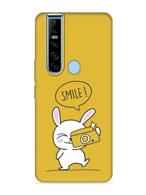 Hey Smile Please Embossed Soft Silicone Case for Tecno Camon 15 Pro Zapvi