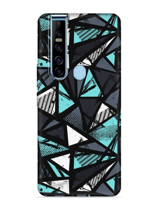 Abstract Seamless Embossed Soft Silicone Case for Tecno Camon 15 Pro Zapvi