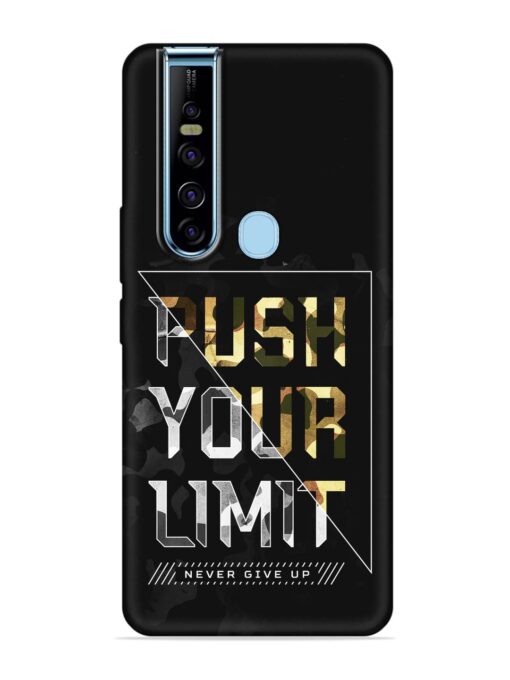 Push Your Limits Embossed Soft Silicone Case for Tecno Camon 15 Pro Zapvi