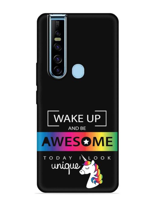 Inspirational Quote Unicorn Embossed Soft Silicone Case for Tecno Camon 15 Pro Zapvi