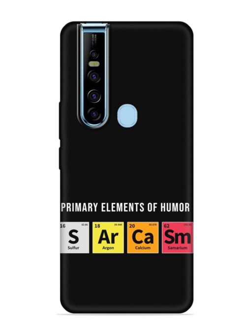 Primary Elements Humor Embossed Soft Silicone Case for Tecno Camon 15 Pro Zapvi