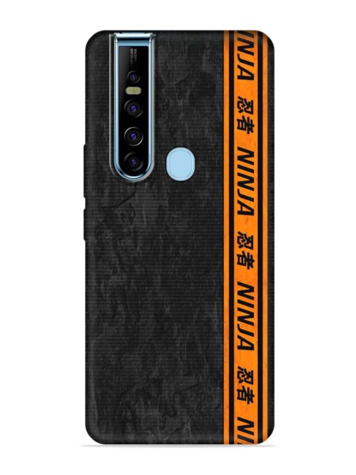 Ninja Srtips Embossed Soft Silicone Case for Tecno Camon 15 Pro Zapvi