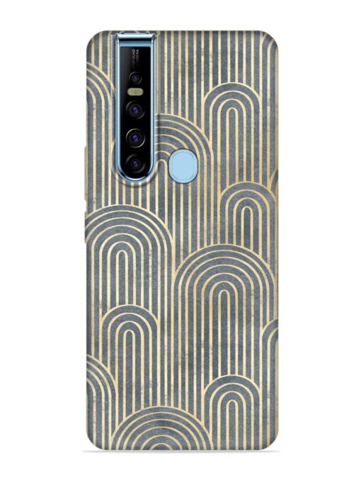 Art Deco Style Embossed Soft Silicone Case for Tecno Camon 15 Pro