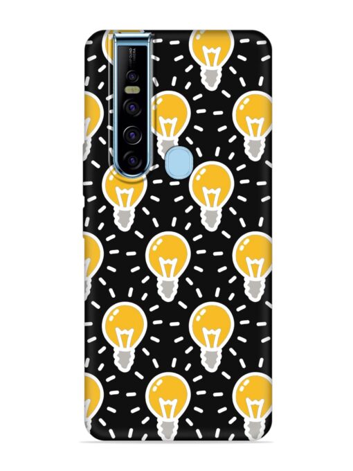 Light Bulb Seamless Embossed Soft Silicone Case for Tecno Camon 15 Pro Zapvi