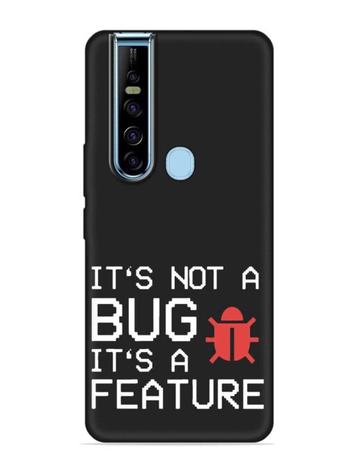 Not Bug Feature Embossed Soft Silicone Case for Tecno Camon 15 Pro Zapvi