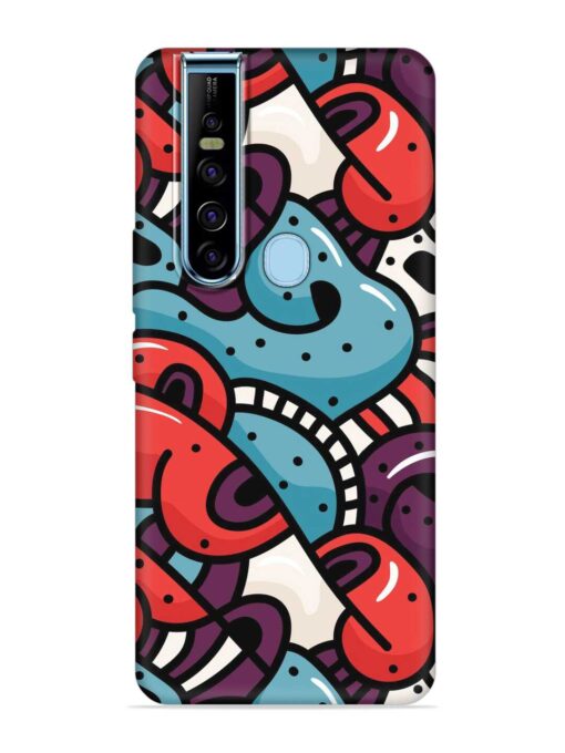 Seamless Backdrop Colorful Embossed Soft Silicone Case for Tecno Camon 15 Pro