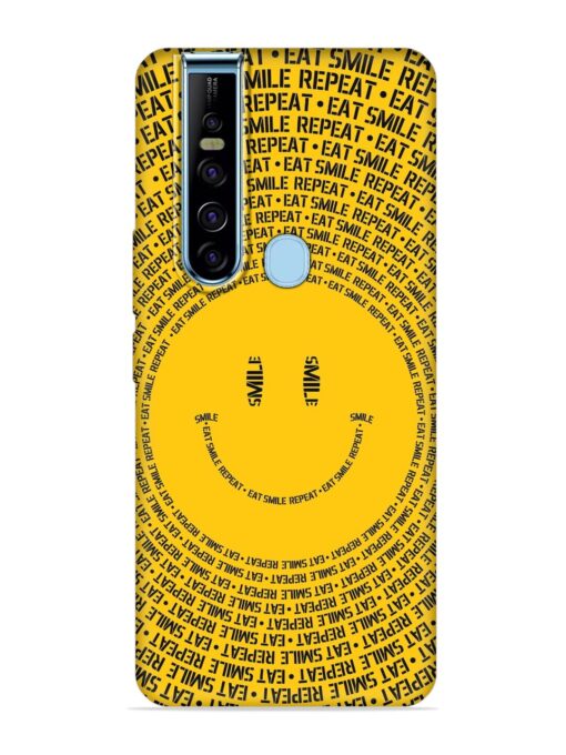 Smiley Embossed Soft Silicone Case for Tecno Camon 15 Pro Zapvi