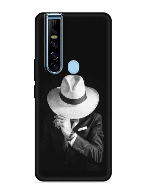 Men Under Hat Embossed Soft Silicone Case for Tecno Camon 15 Pro Zapvi