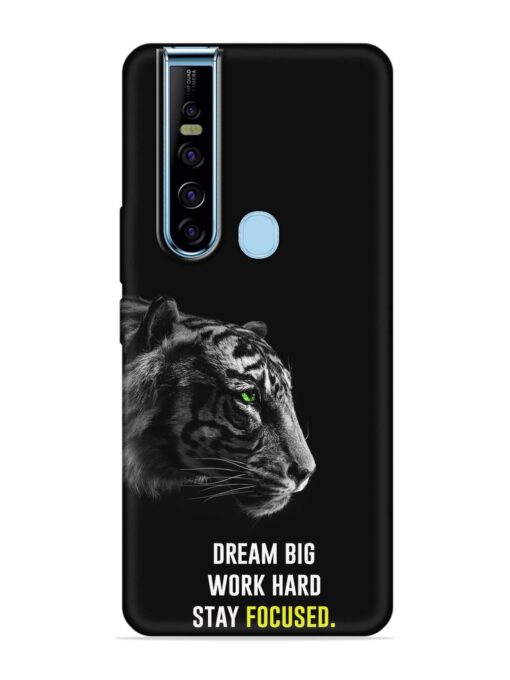 Dream Big Work Hard Embossed Soft Silicone Case for Tecno Camon 15 Pro Zapvi