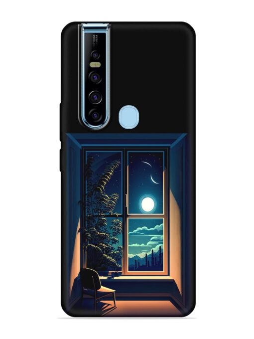 Night View At Window Embossed Soft Silicone Case for Tecno Camon 15 Pro Zapvi