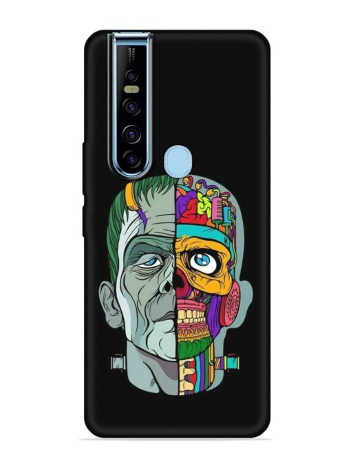 Men Vs Skull Embossed Soft Silicone Case for Tecno Camon 15 Pro Zapvi