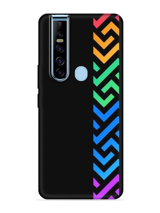 Colorshape Stripes Embossed Soft Silicone Case for Tecno Camon 15 Pro