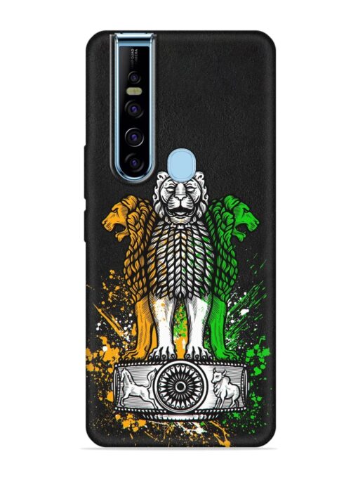 Pillars Of Ashoka Embossed Soft Silicone Case for Tecno Camon 15 Pro Zapvi