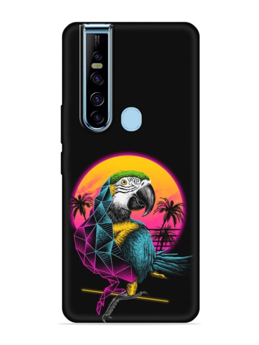 Rad Parrot Embossed Soft Silicone Case for Tecno Camon 15 Pro Zapvi