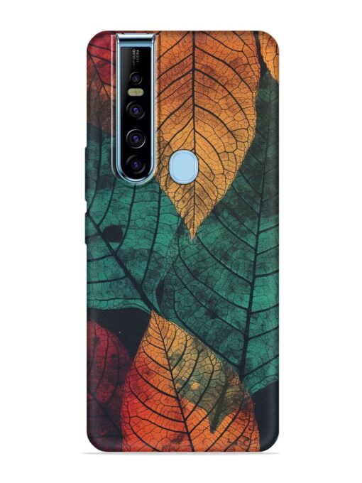 Leaves Artwork Embossed Soft Silicone Case for Tecno Camon 15 Pro Zapvi