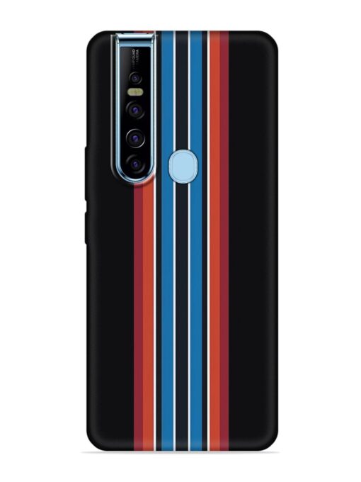 Vertical Strips Embossed Soft Silicone Case for Tecno Camon 15 Pro