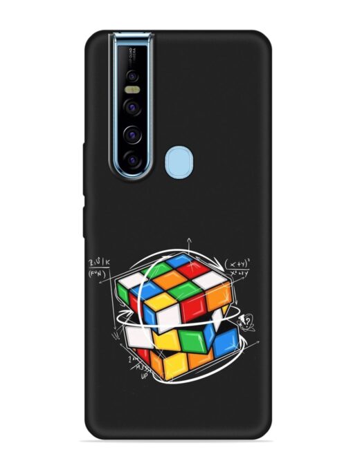 Cubik Vector Embossed Soft Silicone Case for Tecno Camon 15 Pro