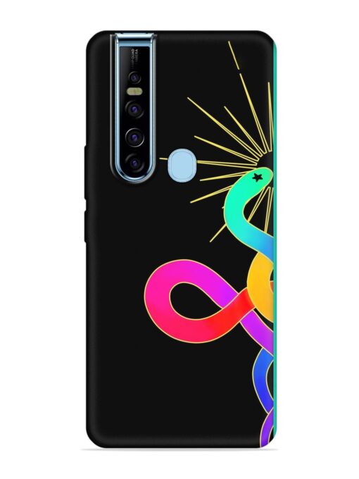 Art Geometric Abstraction Embossed Soft Silicone Case for Tecno Camon 15 Pro Zapvi