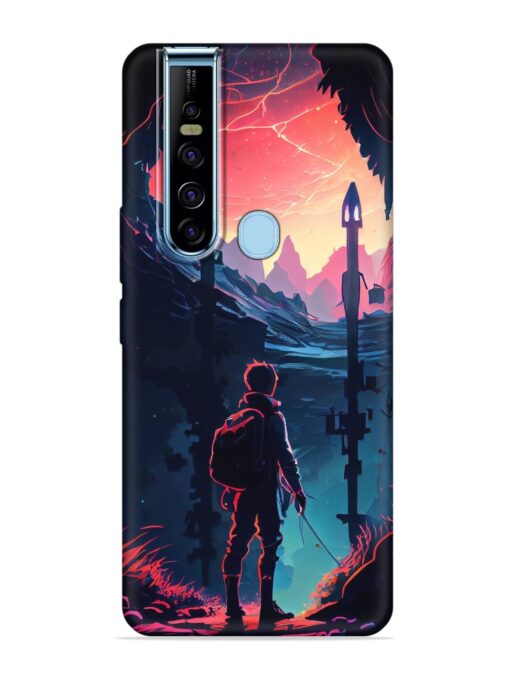 Cgs Artwork Embossed Soft Silicone Case for Tecno Camon 15 Pro Zapvi