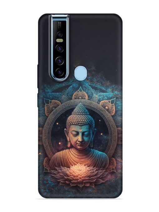 Gautam Buddha Embossed Soft Silicone Case for Tecno Camon 15 Pro Zapvi