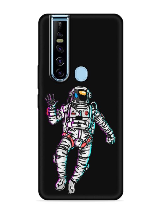 Spaceman Embossed Soft Silicone Case for Tecno Camon 15 Pro Zapvi