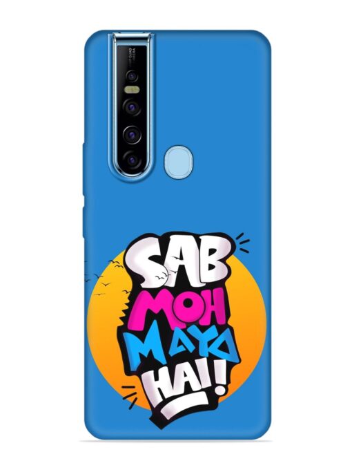 Sab Moh Moya Embossed Soft Silicone Case for Tecno Camon 15 Pro Zapvi